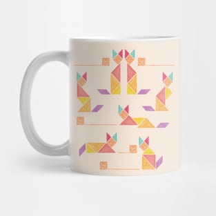 Tangram Cats Mug